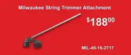 Atlas Tools & Machinery Milwaukee String Trimmer Attachment offer