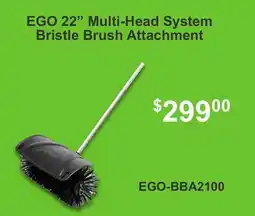 Atlas Tools & Machinery EGO 22 Multi-Head System Bristle Brush Attachment offer