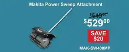 Atlas Tools & Machinery Makita Power Sweep Attachment offer