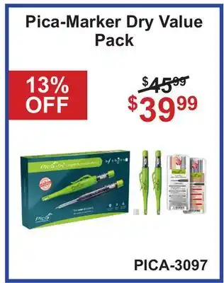 Atlas Tools & Machinery Pica-Marker Dry Value Pack offer
