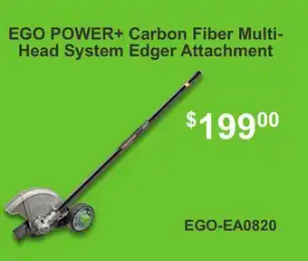 Atlas Tools & Machinery EGO POWER+ Carbon Fiber Multi- Head System Edger Attachment offer