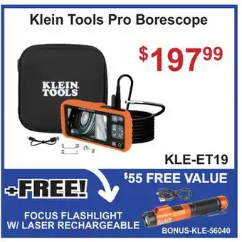 Atlas Tools & Machinery Klein Tools Pro Borescope offer