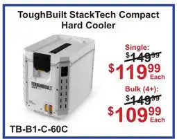 Atlas Tools & Machinery ToughBuilt StackTech Compact Hard Cooler offer