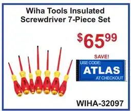 Atlas Tools & Machinery Wiha Tools Insulated Screwdriver 7-Piece Set offer