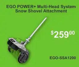 Atlas Tools & Machinery EGO POWER+ Multi-Head System Snow Shovel Attachment offer