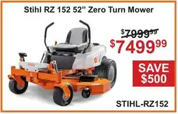 Atlas Tools & Machinery Stihl RZ 152 52 Zero Turn Mower offer