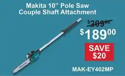 Atlas Tools & Machinery Makita 10 Pole Saw Couple Shaft Attachment offer