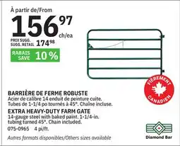 BMR Diamond Bar BARRIÈRE DE FERME ROBUSTE offer