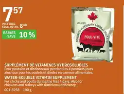 BMR SUPPLÉMENT DE VITAMINES HYDROSOLUBLES offer