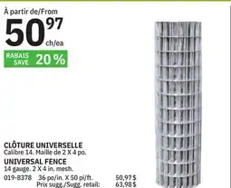 BMR CLÔTURE UNIVERSELLE offer