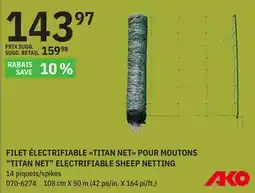 BMR AKO FILET ÉLECTRIFIABLE TITAN NET POUR MOUTONS offer