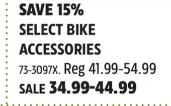 Canadian Tire RALEIGH SELECT BIKE ACCESSORIES offer