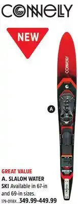 Canadian Tire Connelly SLALOM WATER SKI offer