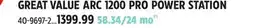 Canadian Tire GREAT VALUEARC 1200 PRO POWER STATION offer