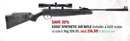 Canadian Tire STOEGER X20GT SYNTHETIC AIR RIFLE offer