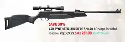 Canadian Tire A30 SYNTHETIC AIR RIFLE 3-9x40 offer