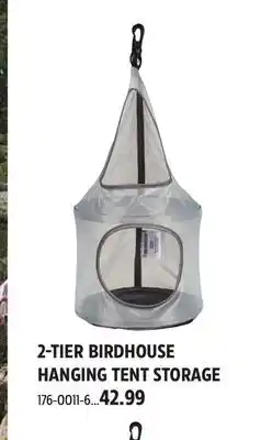 Canadian Tire MARMOT 2-TIER BIRDHOUSE HANGING TENT STORAGE offer