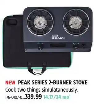 Canadian Tire Coleman PEAK SERIES 2-BURNER STOVE offer