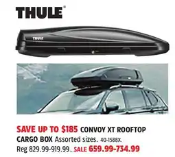 Canadian Tire CONVOY XT ROOFTOP CARGO BOX offer