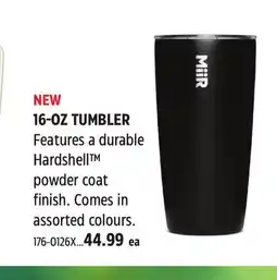 Canadian Tire MiiR 16-OZ TUMBLER offer