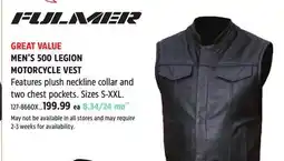 Canadian Tire MEN'S 500 LEGION MOTORCYCLE VEST offer