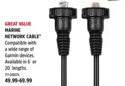 Canadian Tire GARMIN MARINE NETWORK CABLE offer