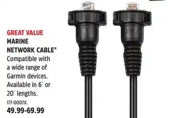 Canadian Tire GARMIN MARINE NETWORK CABLE offer