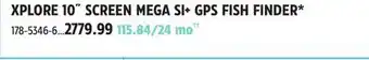 Canadian Tire Humminbird XPLORE 10˝ SCREEN MEGA SI+ GPS FISH FINDER offer
