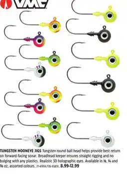 Canadian Tire VMC TUNGSTEN MOONEYE JIGS offer