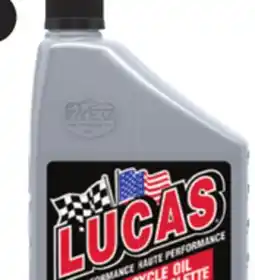 Canadian Tire LUCAS HIGH PERFORMANCE MOTORCYCLE OIL, 946-ML offer
