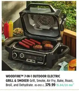 Canadian Tire NINJA WOODFIRE 7-IN-1 OUTDOOR ELECTRIC GRILL & SMOKER offer