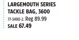 Canadian Tire EVOLUTION LARGEMOUTH SERIES TACKLE BAG, 3600 offer