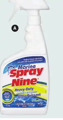 Canadian Tire SPRAY NINE MARINE MULTI PURPOSE CLEANER offer