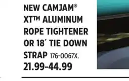 Canadian Tire NITE IZE CAMJAM XT ALUMINUM ROPE TIGHTENER OR 18´ TIE DOWN STRAP offer
