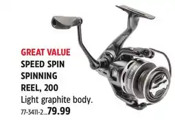 Canadian Tire SPEED SPIN SPINNING REEL, 200 offer