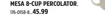 Canadian Tire GSI OUTDOORS MESA 8CUP PERCOLATOR offer