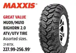 Canadian Tire MAXXIS MU09/MU10 BIGHORN 2.0 ATV/UTV TIRE offer
