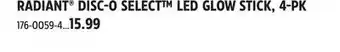 Canadian Tire NITE IZE RADIANT DISCO SELECT LED GLOW STICK offer