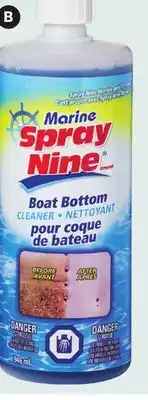Canadian Tire SPRAY NINE MARINE BOAT BOTTOM CLEANER offer