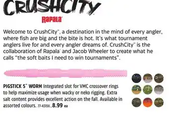 Canadian Tire PIGSTICK 5˝ WORM offer
