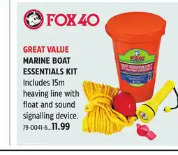 Canadian Tire MARINE BOAT ESSENTIALS KIT offer