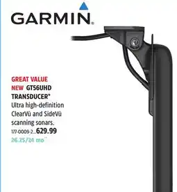 Canadian Tire GARMIN GT56UHD TRANSDUCER offer