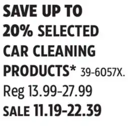 Canadian Tire SILVERWAX SELECTED CAR CLEANING PRODUCTS offer