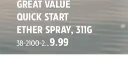 Canadian Tire GREAT VALUE QUICK START ETHER SPRAY, 311G offer