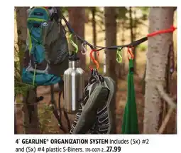 Canadian Tire 4´ GEARLINE ORGANIZATION SYSTEM offer