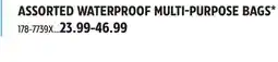 Canadian Tire ASSORTED WATERPROOF MULTI PURPOSE BAGS offer