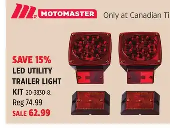 Canadian Tire LED UTILITY TRAILER LIGHT KIT offer