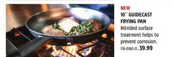Canadian Tire 10˝ GUIDECAST FRYING PAN offer
