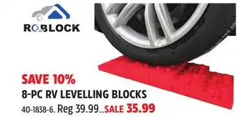 Canadian Tire ROBLOCK 8-PC RV LEVELLING BLOCKS offer