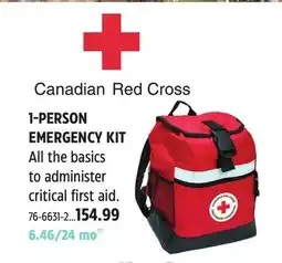 Canadian Tire 1 PERSON EMERGENCY KIT offer